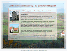 Tablet Screenshot of bismarckturm-naumburg.de